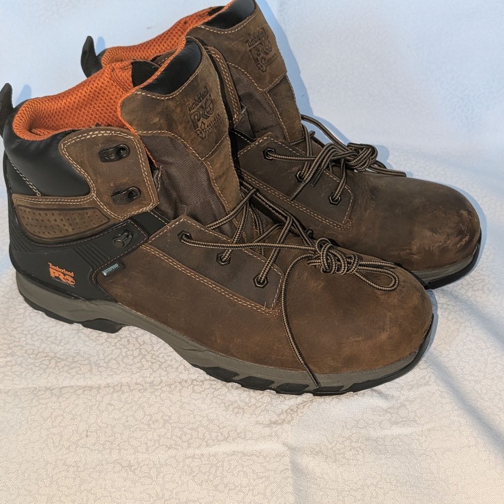 Men's Timberland PRO Hypercharge 6" Composite Safety Toe Waterproof Boots 14W